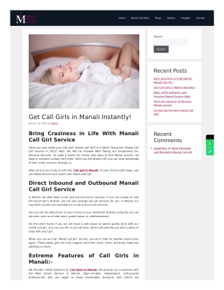 Get Call Girls in Manali Instantly!