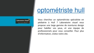 optométriste hull  Laboratoirevisuel.ca