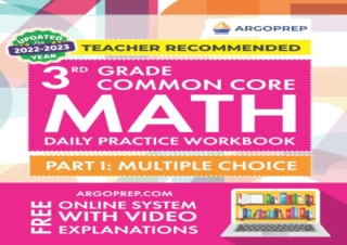 READ EBOOK [PDF] 3rd Grade Common Core Math: Daily Practice Workbook - Part I: M