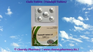 Cialis Tablets (Tadalafil Tablets)