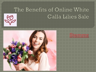 The Benefits of Online White Calla Lilies Sale