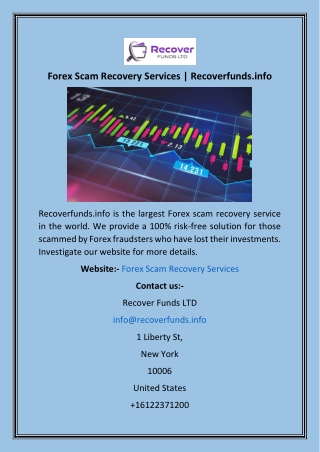 Forex Scam Recovery Services  Recoverfunds.info