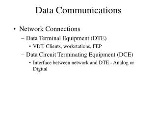 Data Communications