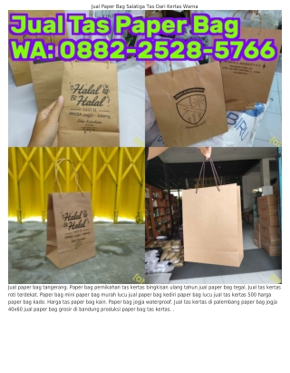Ö88ᒿ_ᒿ5ᒿ8_57ᏮᏮ (WA) Tas Kertas Kampus Toko Jual Tas Kertas