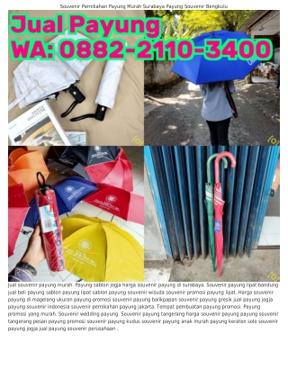 Ô882.211Ô.З4ÔÔ (WA) Payung Souvenir Lumajang Souvenir Payung Bandung