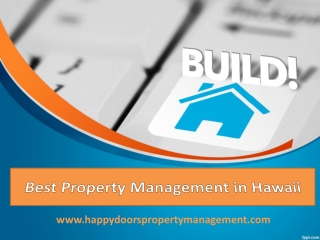 Best Property Management in Hawaii - www.happydoorspropertymanagement.com