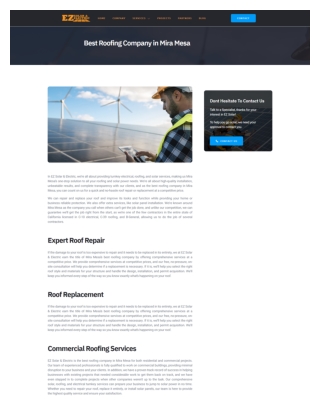 Best Roofing Company in Mira Mesa