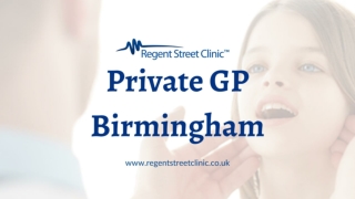 Private GP Birmingham