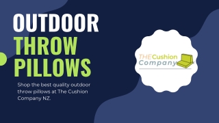 Find the Best Outdoor Throw Pillows at The Cushion Company