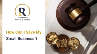 How Can I Save My Small Business