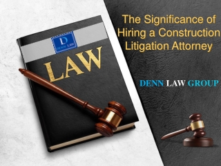 The Significance of Hiring a Construction Litigation Attorney in Sudbury Massach