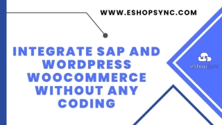 How to Integrate SAP ERP With WooCommerce website?