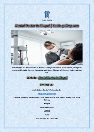 Dental Doctor In Bhopal