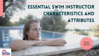 Essential Swim Instructor Characteristics and Attributes