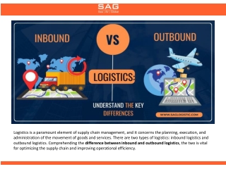 Inbound vs Outbound Logistics Understand the Key Differences