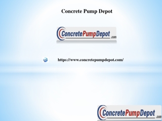 Used Putzmeister Concrete Pumps, concretepumpdepot.com