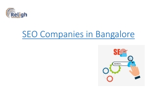 SEO Companies in Bangalore