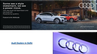 Audi Dealers In Delhi