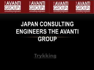 Japan Consulting Engineers the Avanti Group: Trykking