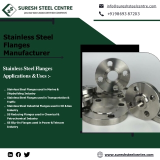 Stainless Steel Flanges | Stainless coil | Suresh Steel.