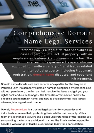 Comprehensive Domain Name Legal Services