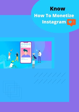 How To Monetize Instagram