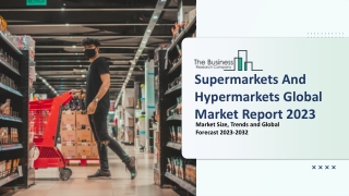 Supermarkets And Hypermarkets Market Size, Share, Trends, Growth 2023-2032