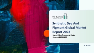 Synthetic Dye And Pigment Market Size, Share, Trends, Insights 2023-2032