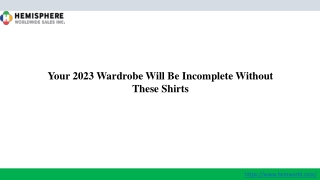 Your 2023 Wardrobe Will Be Incomplete Without These Shirts