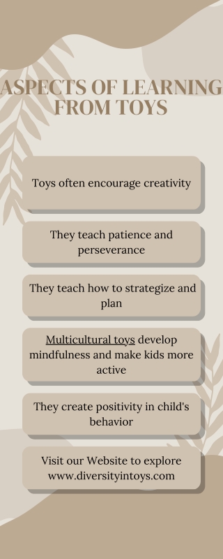 Aspects of learning from toys