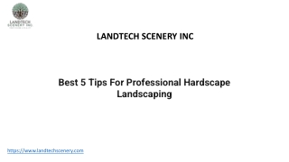Professional hardscape landscaping