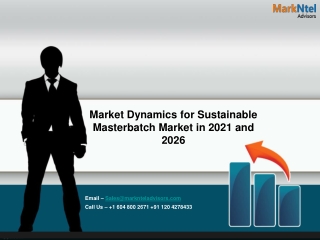 Global Sustainable Masterbatch Market Research Report: Forecast (2021-2026)