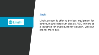 Find The Best Cryptocurrency Solution At A Reasonable Price Linzhi