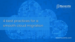 Best Practices for a Smooth Cloud Migration