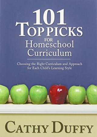(PDF/DOWNLOAD) 101 Top Picks for Homeschool Curriculum
