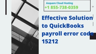 Recommended Techniques to Obliterate  QuickBooks payroll error code 15212