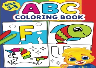 (PDF BOOK) ABC Coloring Book: Color 100  Animals, Birds, Vehicles, Fruits, Toys
