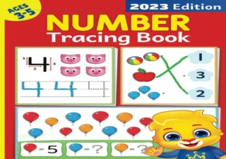 [READ PDF] Number Tracing Book For Kids Ages 3-5: Learn To Trace Numbers 1 To 20