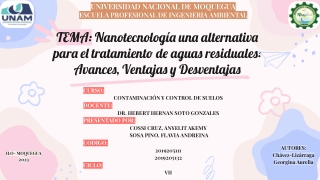 Nanotecnología una alternativa para el tratamiento de aguas residuales- COSSI-SOSA