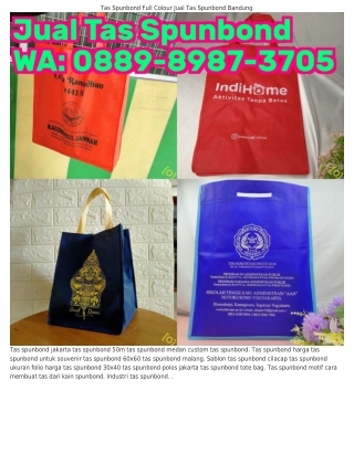 O889~898ᜪ~౩ᜪO5 (WA) Tempat Beli Tas Spunbond Jakarta Pola Tas Spunbond