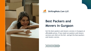 Best Packers and Movers in Gurgaon