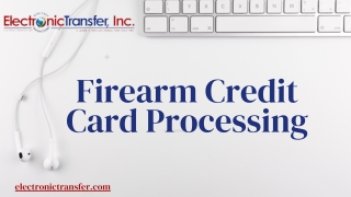 Firearm Credit Card Processing