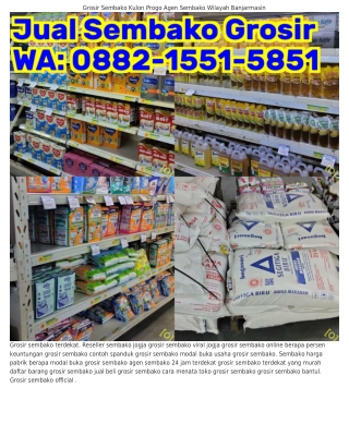 0882-1551-5851 (WA) Harga Grosir Sembako 2022 Spanduk Grosir Sembako