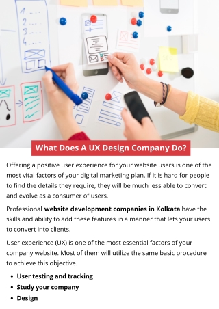 What Does A UX Design Company Do?