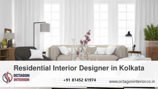 Residential Interior Designer in Kolkata - Call 81452 61974