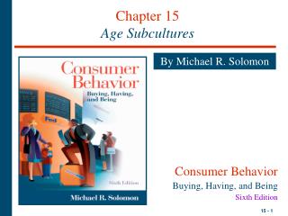 Chapter 15 Age Subcultures