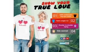 True Love Couple T Shirts Online – Punjabi Adda