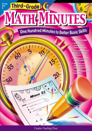 >> DOWNLOAD >> Creative Teaching Press Math Minutes Book, Grade 3 (One Hund