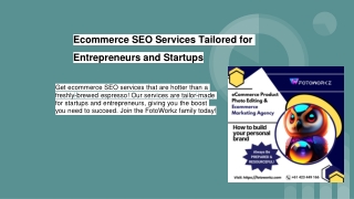 Ecommerce SEO Services Tailored for Entrepreneurs and Startups