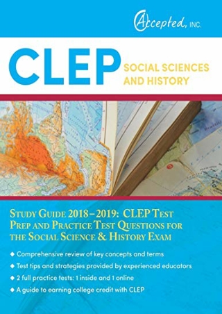 read ebook CLEP Social Sciences and History Study Guide 2018-2019: CLEP Test Pre